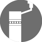 Švaistiklis su atraminiu guoliu